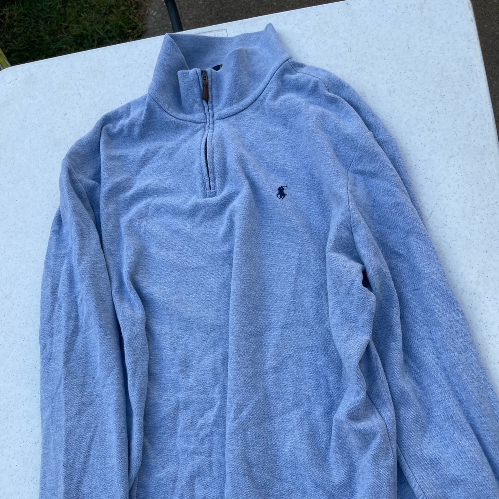Polo men’s quarter zip sweater